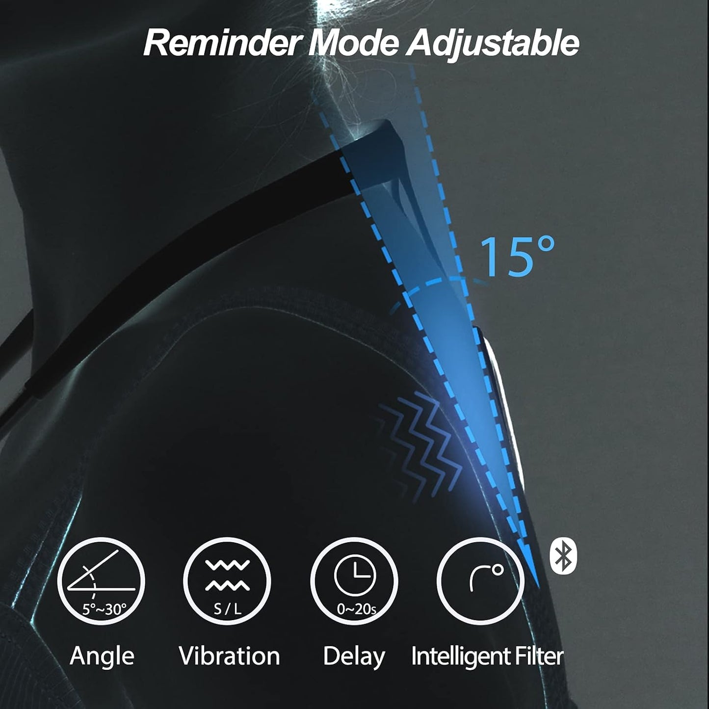 PostraVibe ™ Posture Correction Device