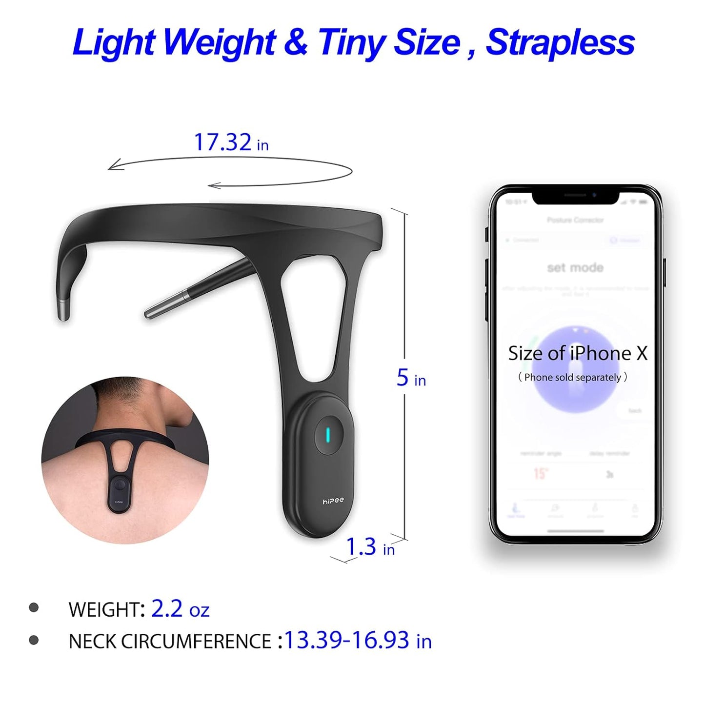 PostraVibe ™ Posture Correction Device